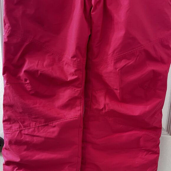 Columbia Omni-Tech Bugaboo Snow Pants Waterproof Insulated Pink Girls Size 10-12 - Picture 7 of 16